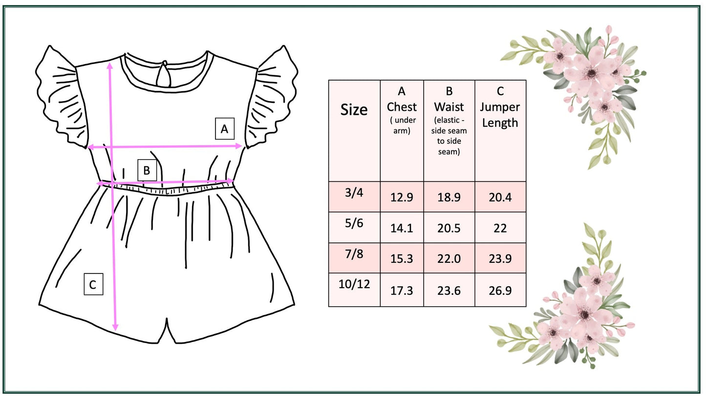 Horse Flutter Shortie Set