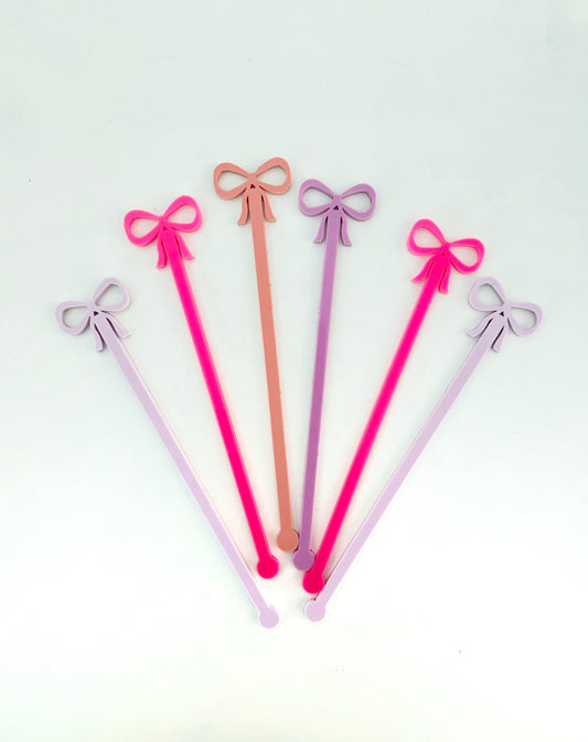 Bows Stir Stick Set