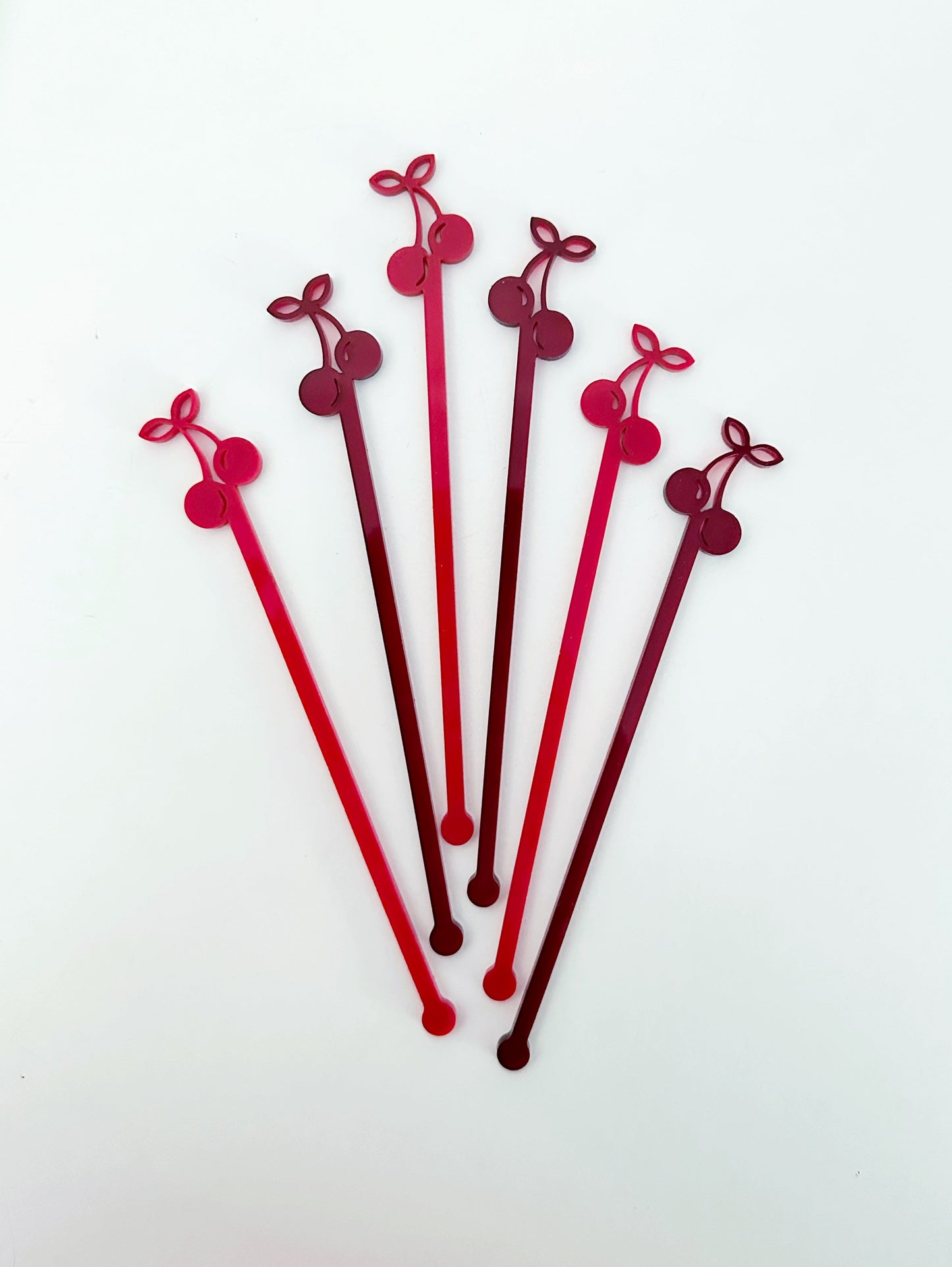 Cherries Stir Stick Set