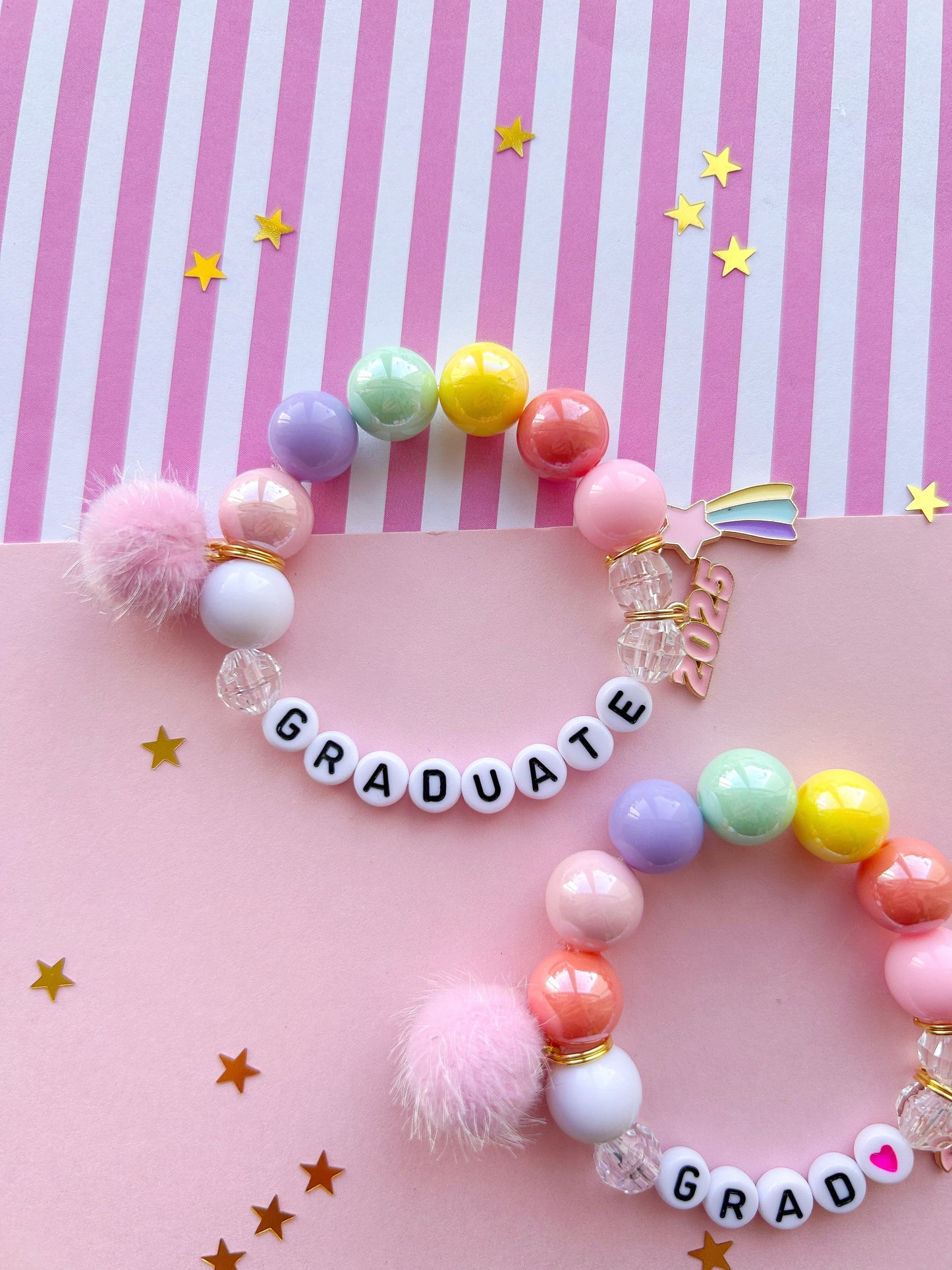 2025 Reach for the Stars Graduation Charm Bracelet