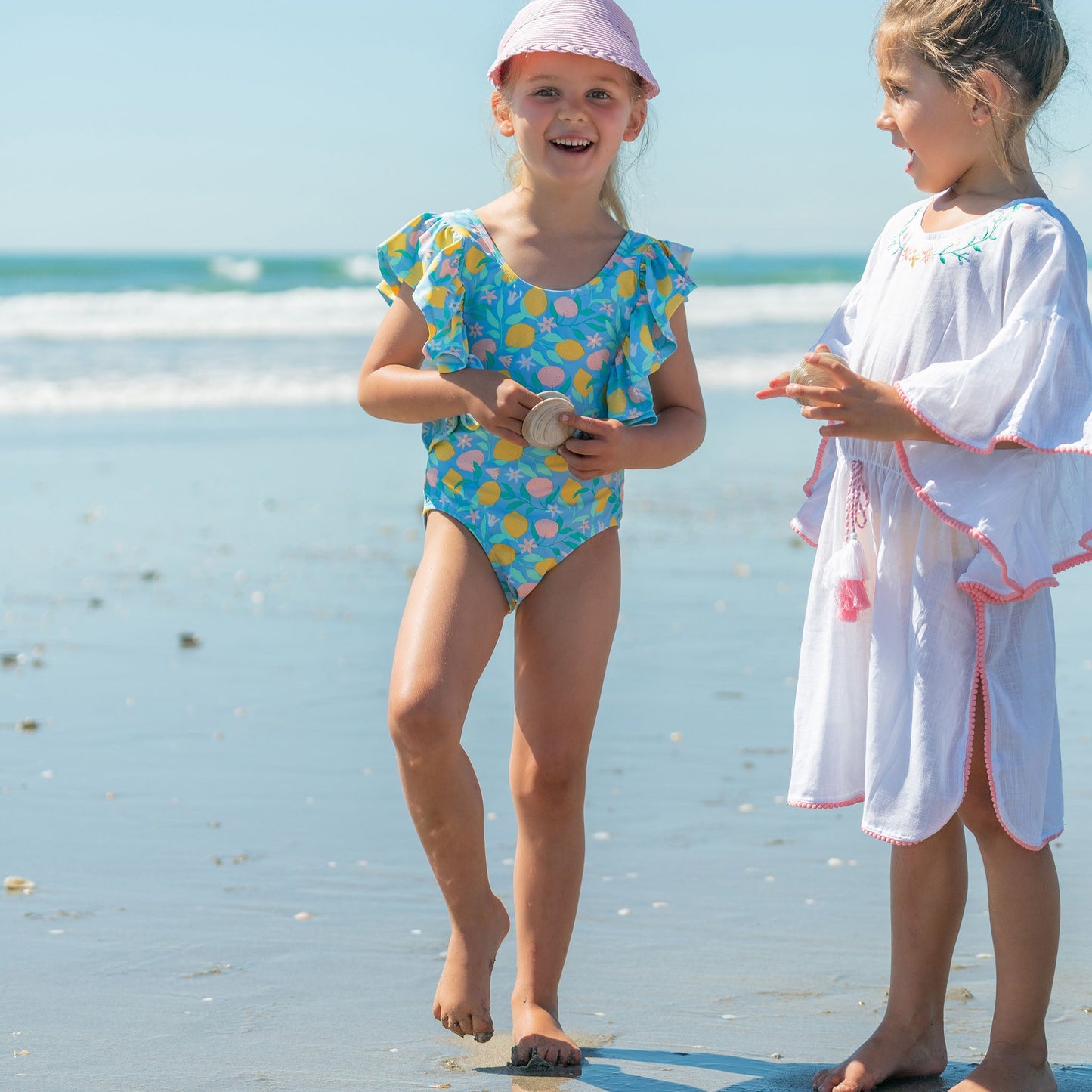 Lemon Drops Wide Frill Swimsuit - FINAL SALE