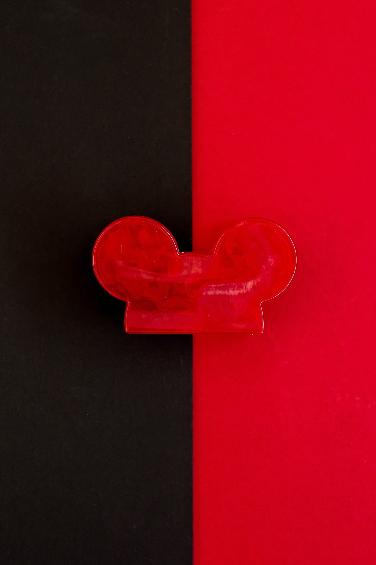 Red Small Mouse Claw Clip