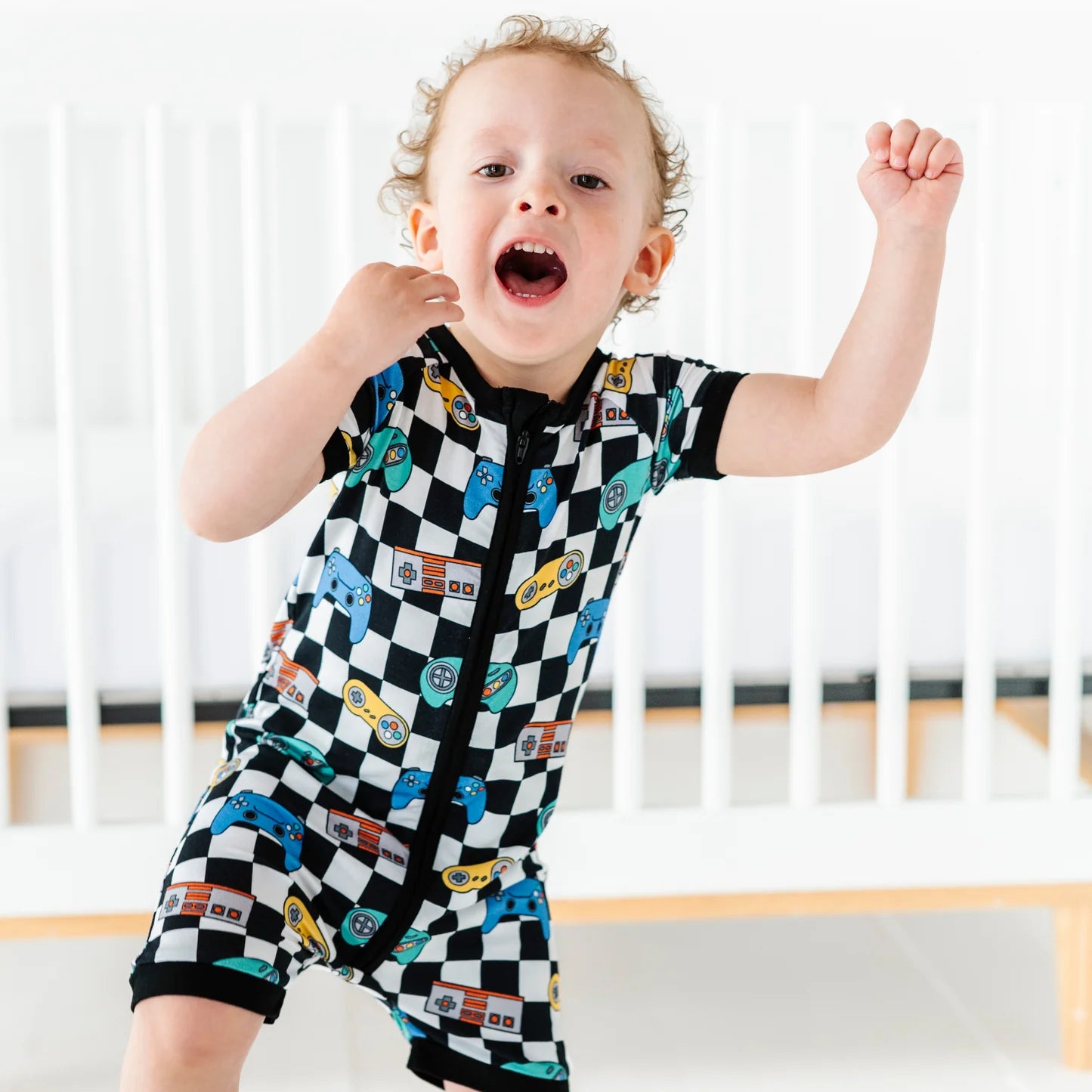 Gaming Mode Zip Up Shorties