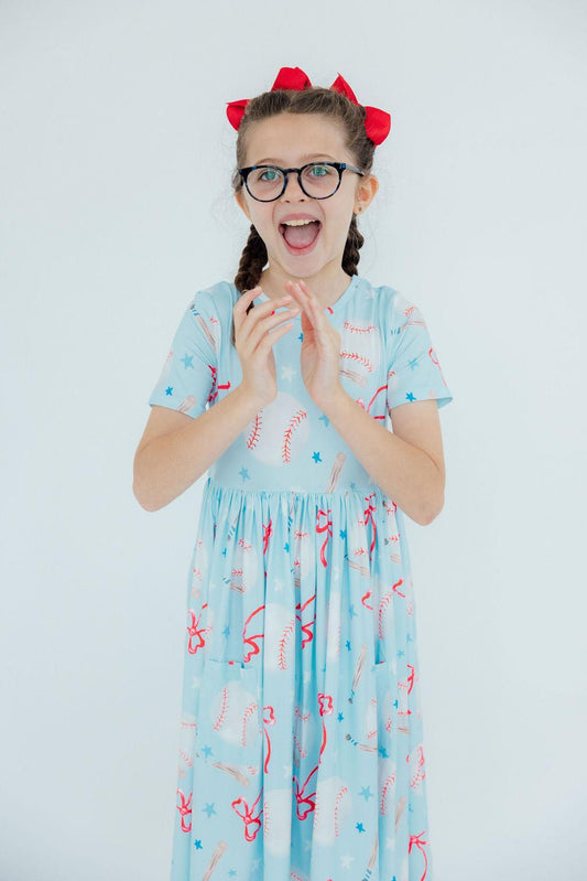 Grand Slam Glam S/S Pocket Twirl Dress