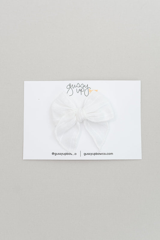 White | Whimsy Bow