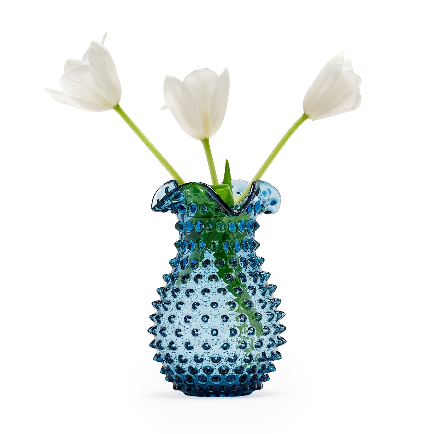Hobnail Vase - Petal - Midnight Blue