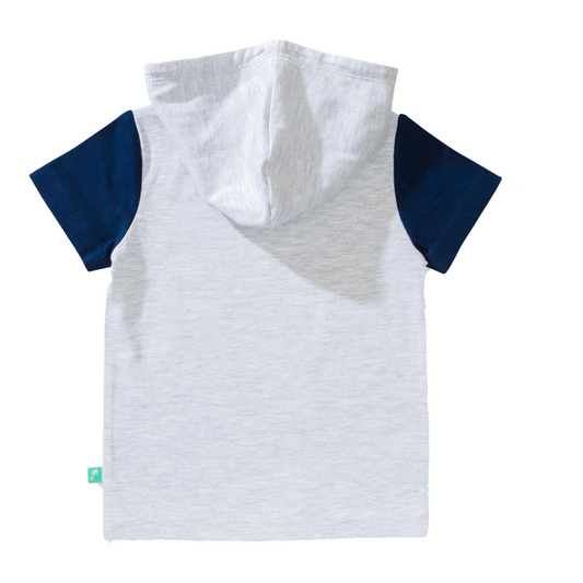 Half Sleeve Toddler Rocket Space Hoodie