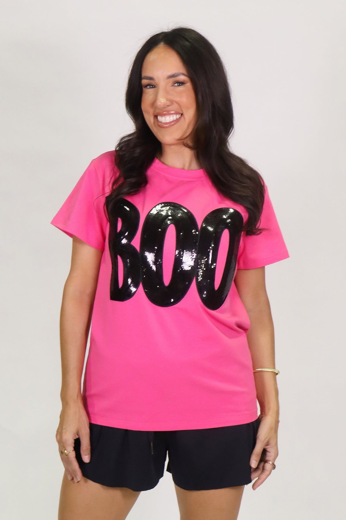Women's Hot Pink Boo Shirt