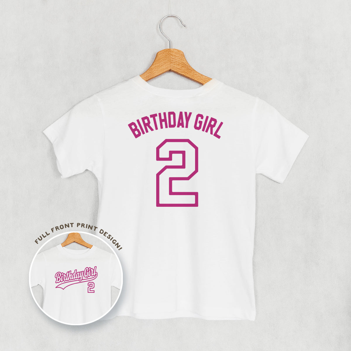 Birthday Girl Varsity #2 (Kids Back Print)