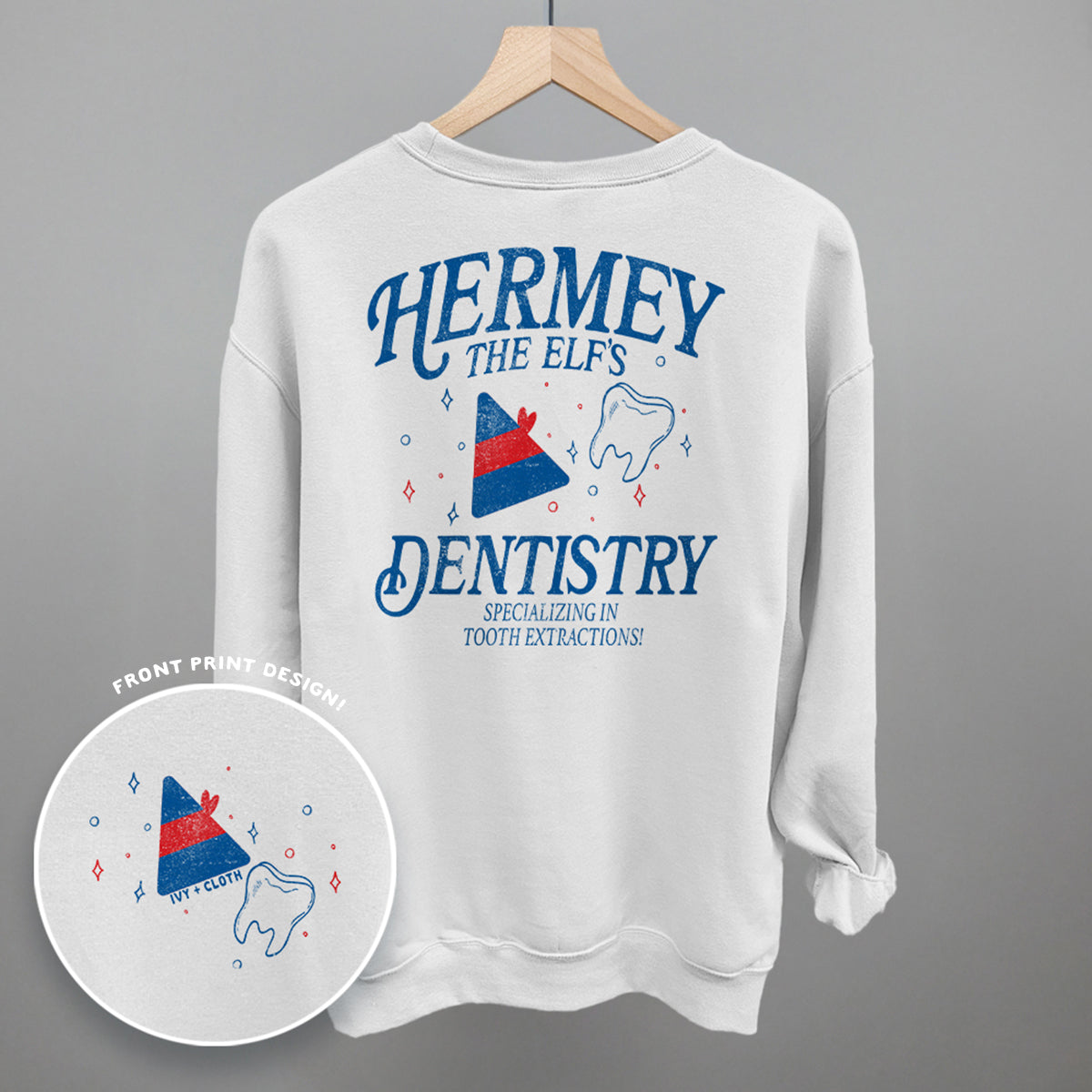 Hermey's Dentistry Christmas elf (Back Print)