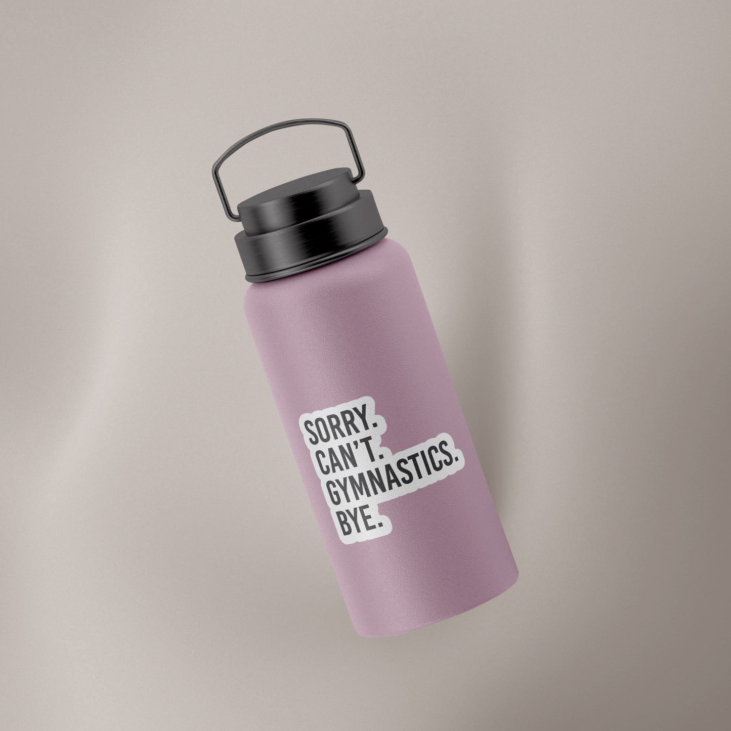 Sorry Can't Gymnastics Bye Decal