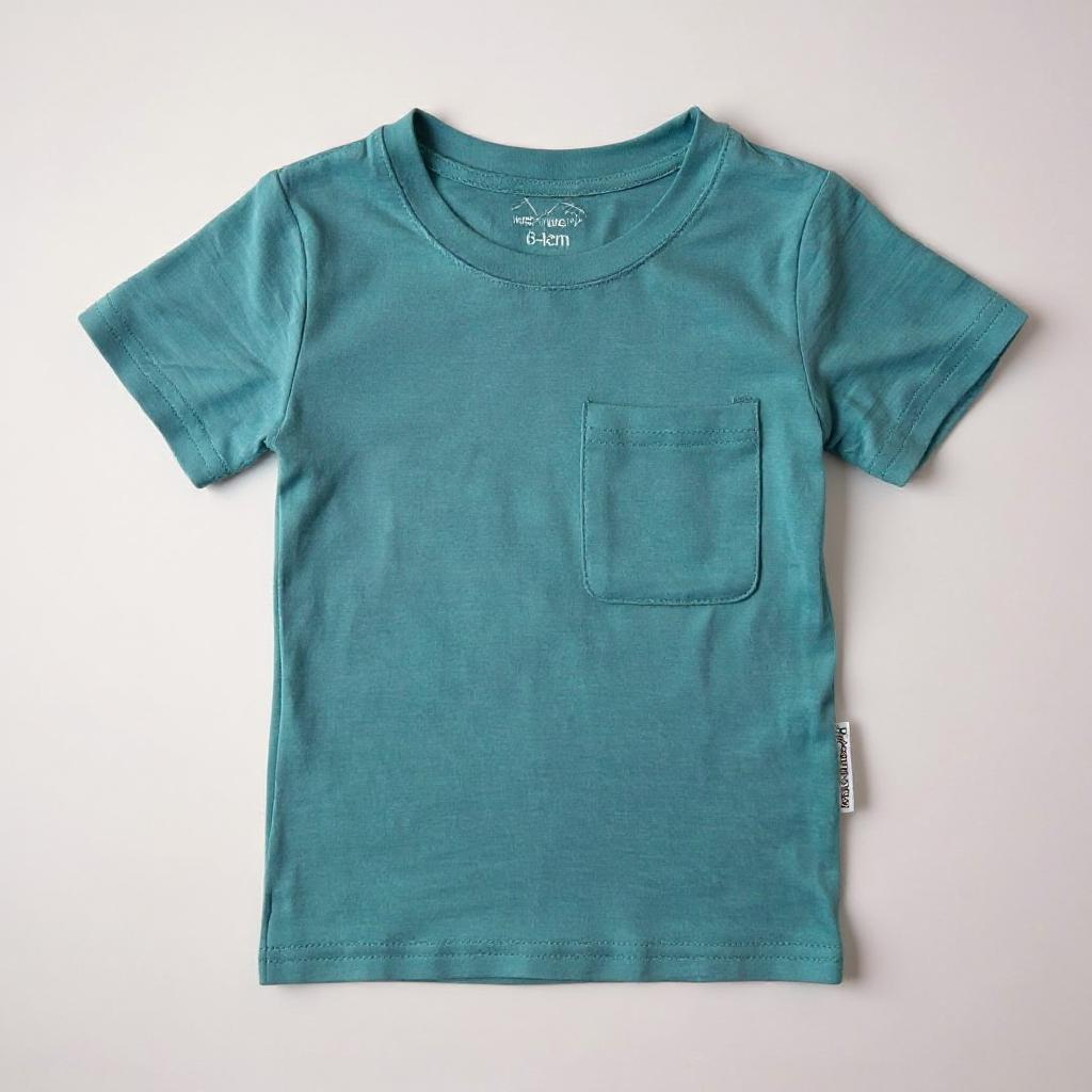 Short sleeve basics blue green