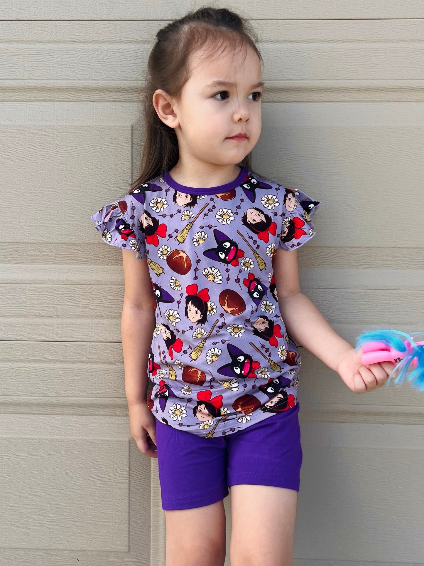 Special Delivery Flutter Sleeve Short Set