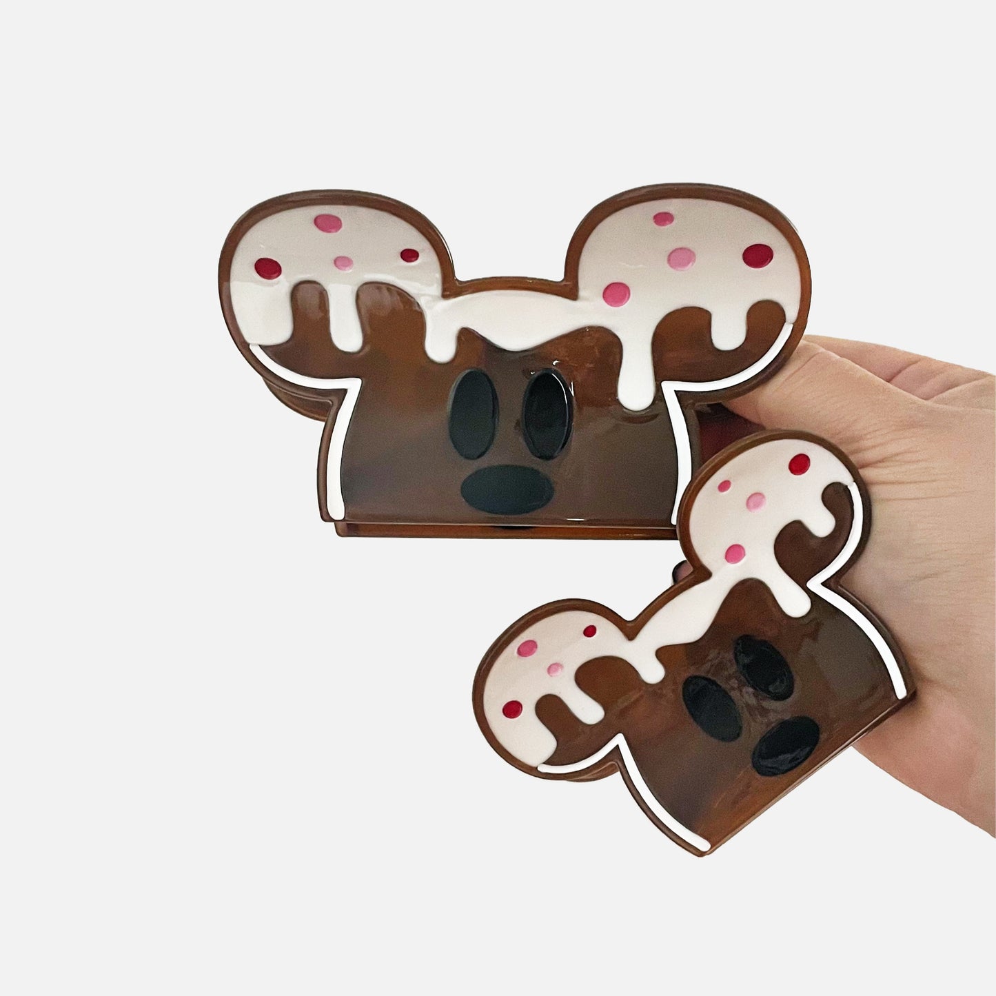 Iced Gingerbread Mouse Claw Clip