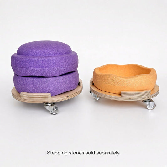 Wooden Scooter - to be used with stepping stones (purchase separately)