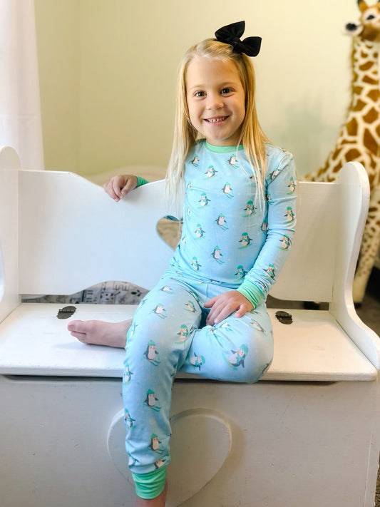 Penguin Bamboo Two-Piece Pajama
