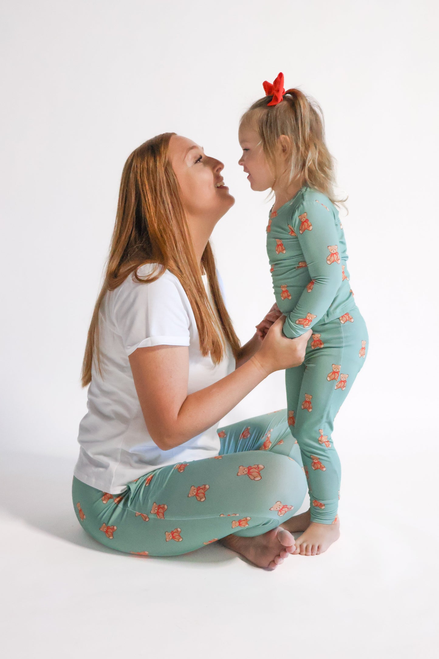 Jolly Teddy Two Piece Pajama Set