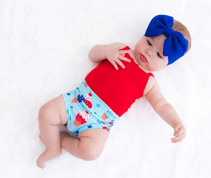 Carter Cherry Bummy Short and Onesie Set