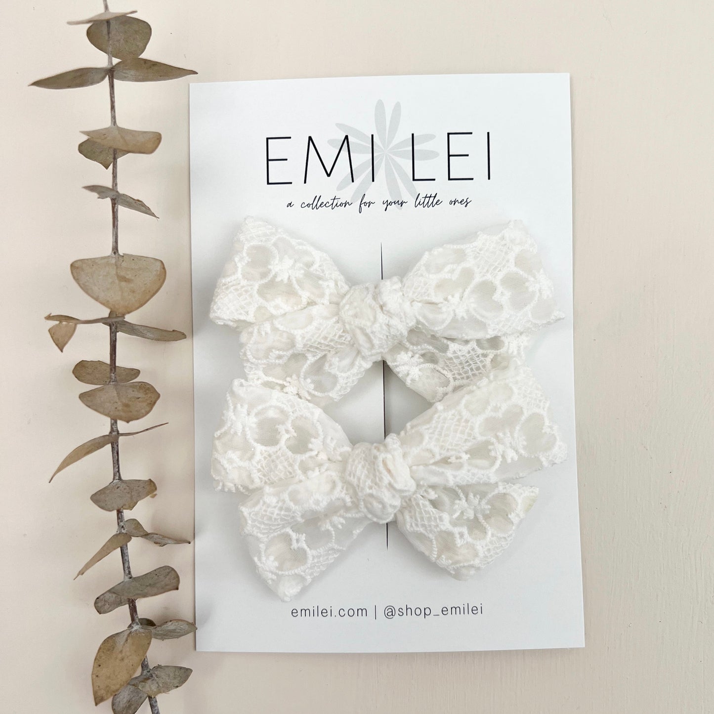 Pigtail Bow Clips