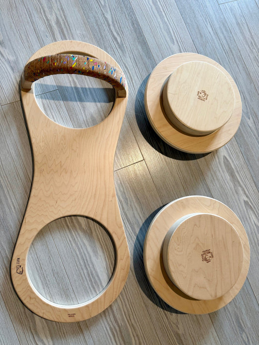 Wooden Scooter - to be used with stepping stones (purchase separately)