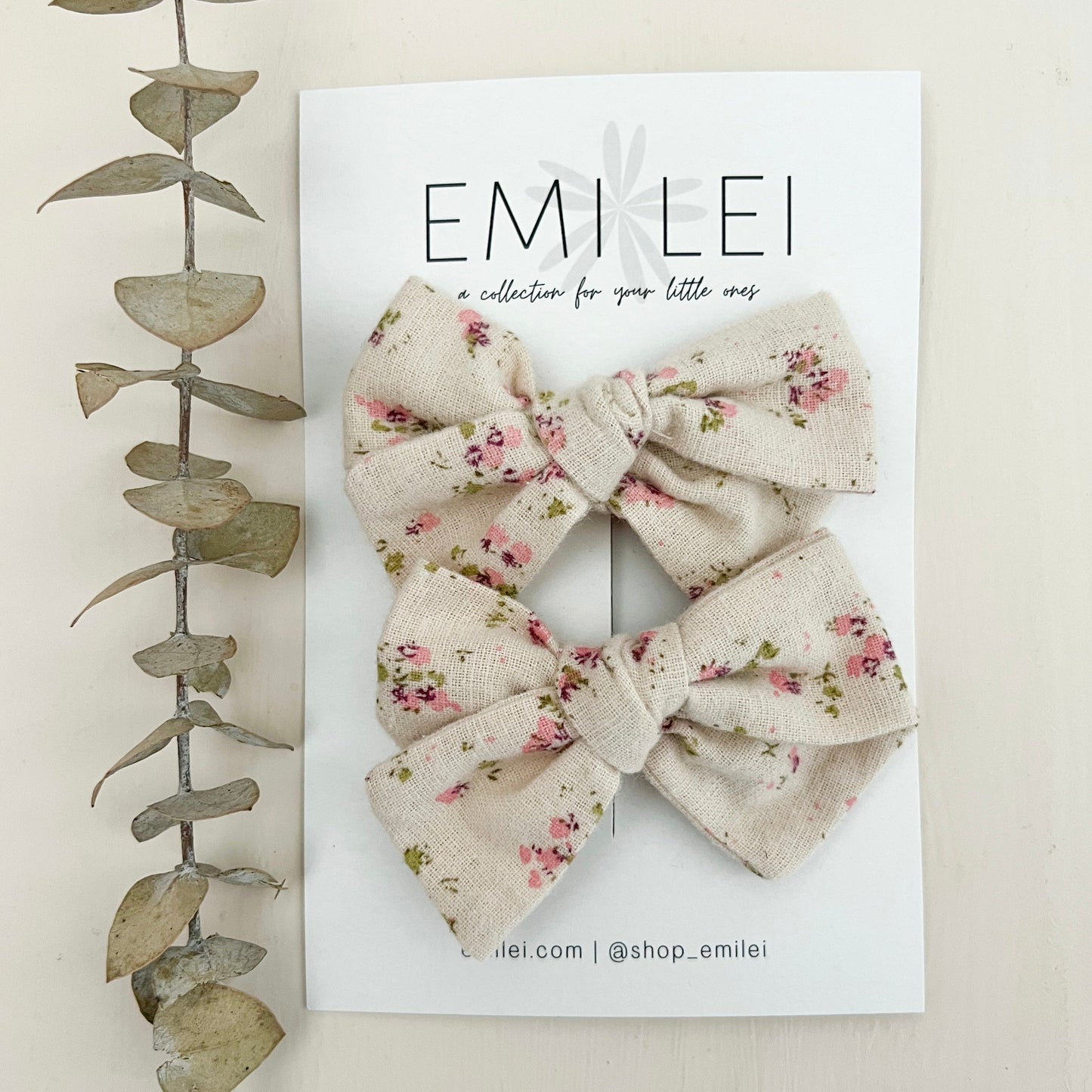 Pigtail Bow Clips