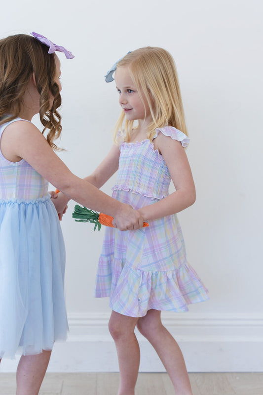Pastel Prep - Smocked Dress