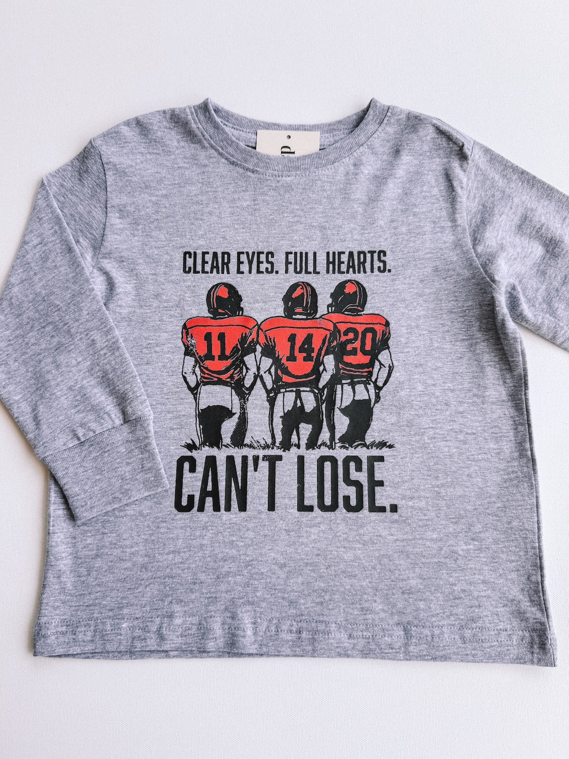 clear eyes full hearts long sleeve tee