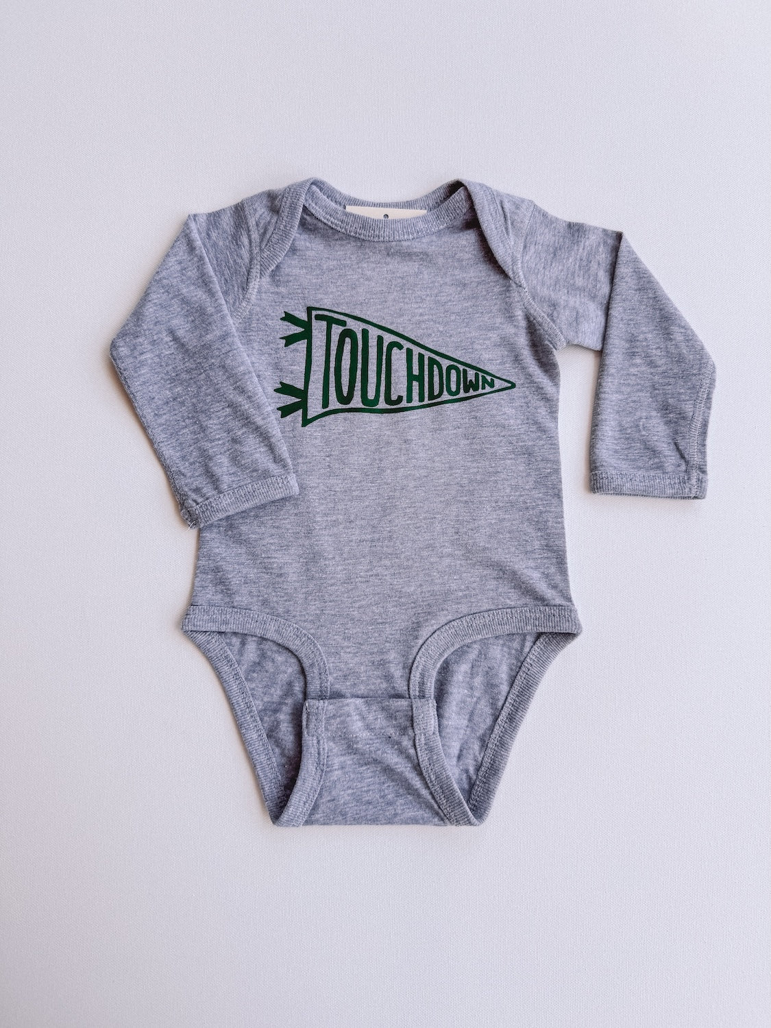 touchdown long sleeve onesie
