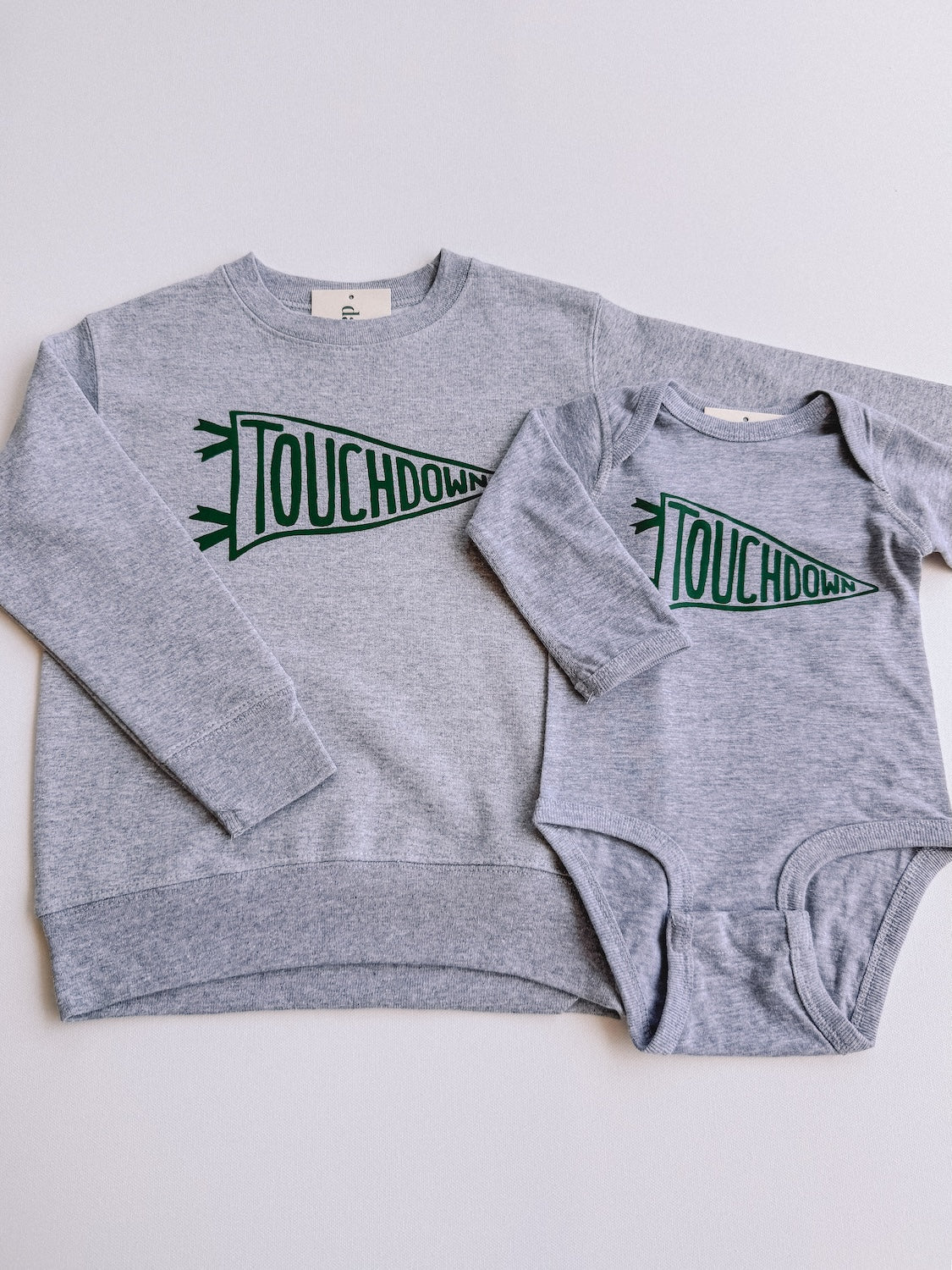 touchdown long sleeve onesie