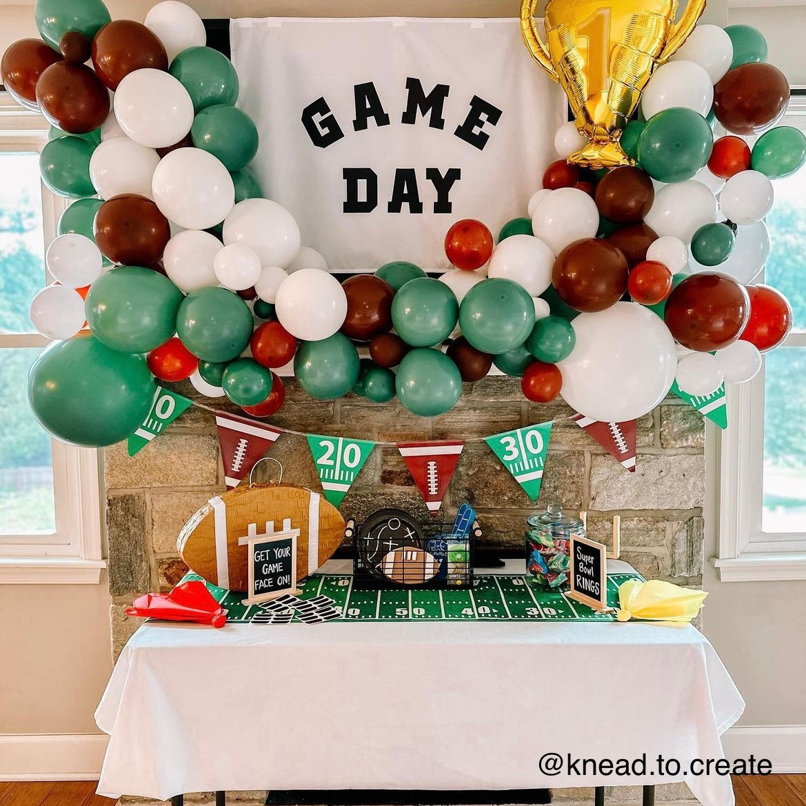 {White} Game Day Banner