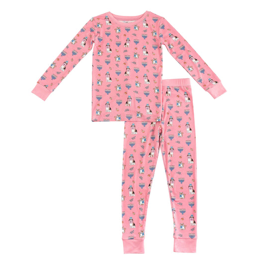 PREORDER - Hanukkah Pets (Long Sleeve PJ) - Pink