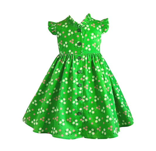 Daisy Meadow Vintage Glen Park Dress w/ Hair Bow
