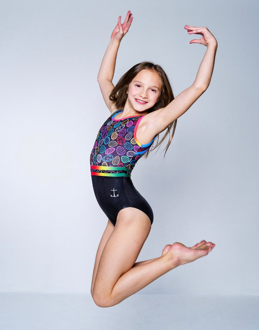 Rainbow Glow EGGS-plosion Leotard