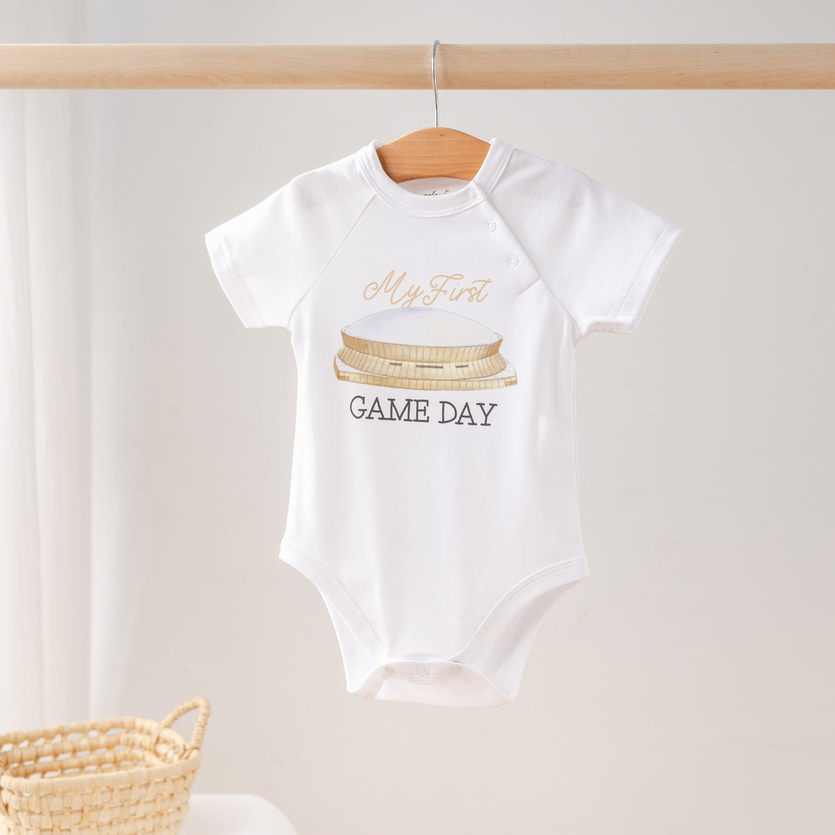 My First Game Day - Saints Organic Cotton Onesie
