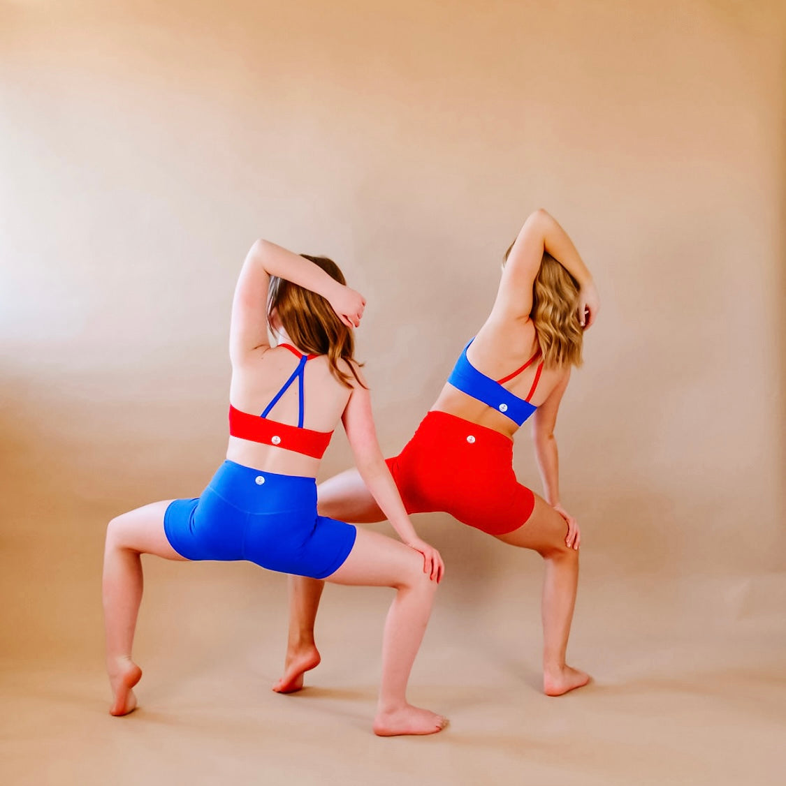 The Daybreak Radiant Red Set - Top & Shorts