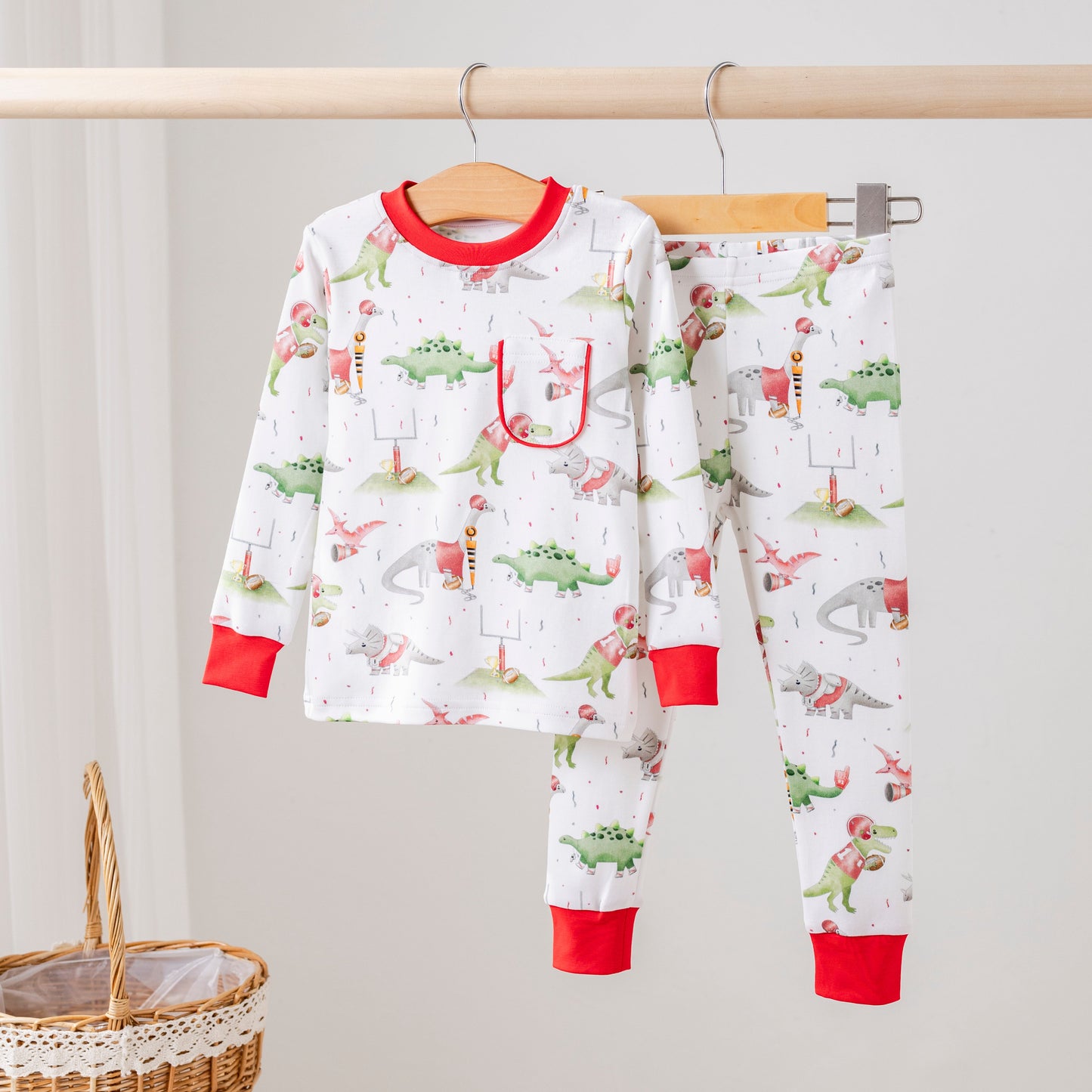 Arkansas Dinos All-Stars Organic Cotton Kids Pajamas