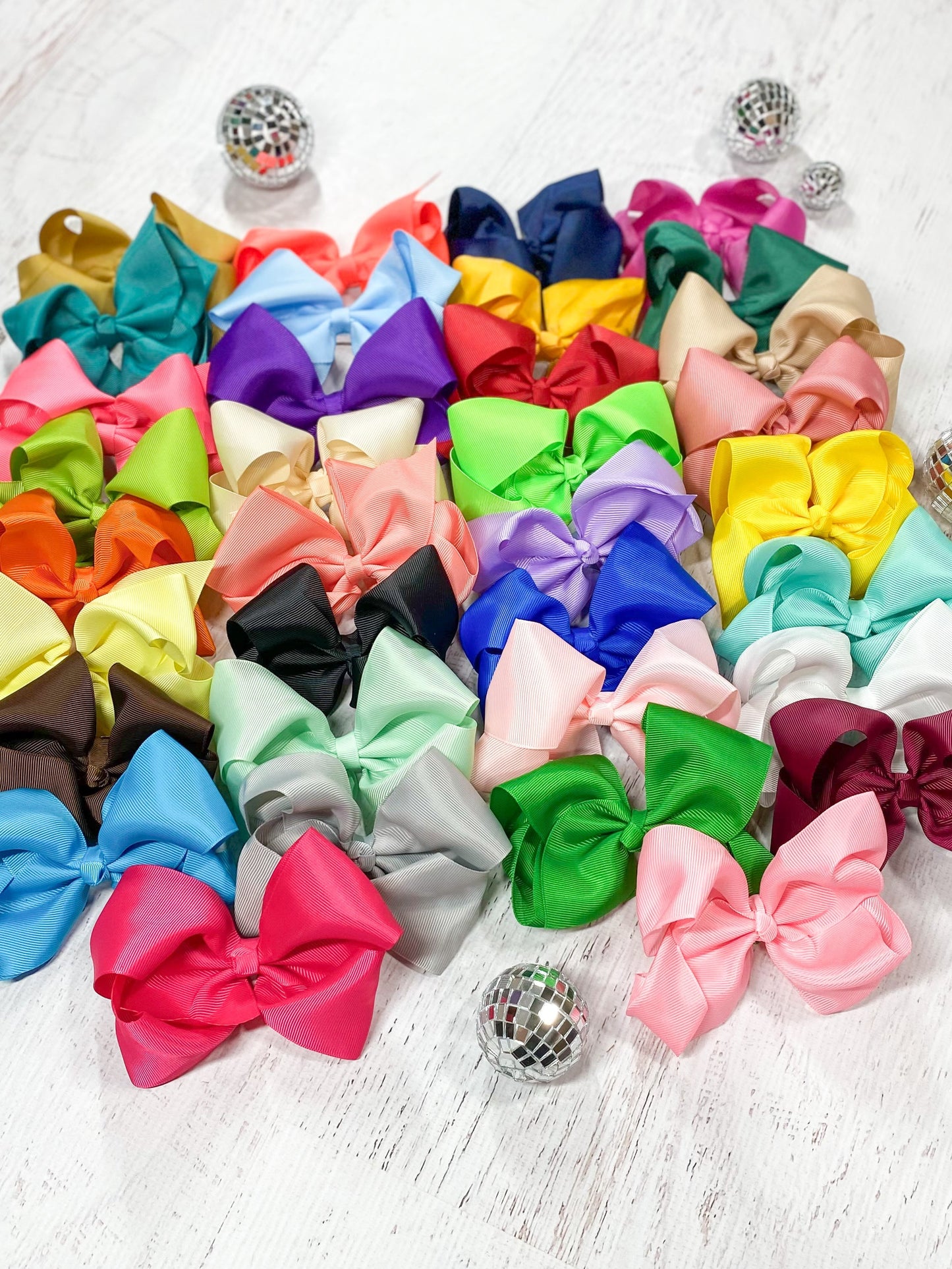 Classic Grosgrain Hair Bow - French Clip - 4.5"