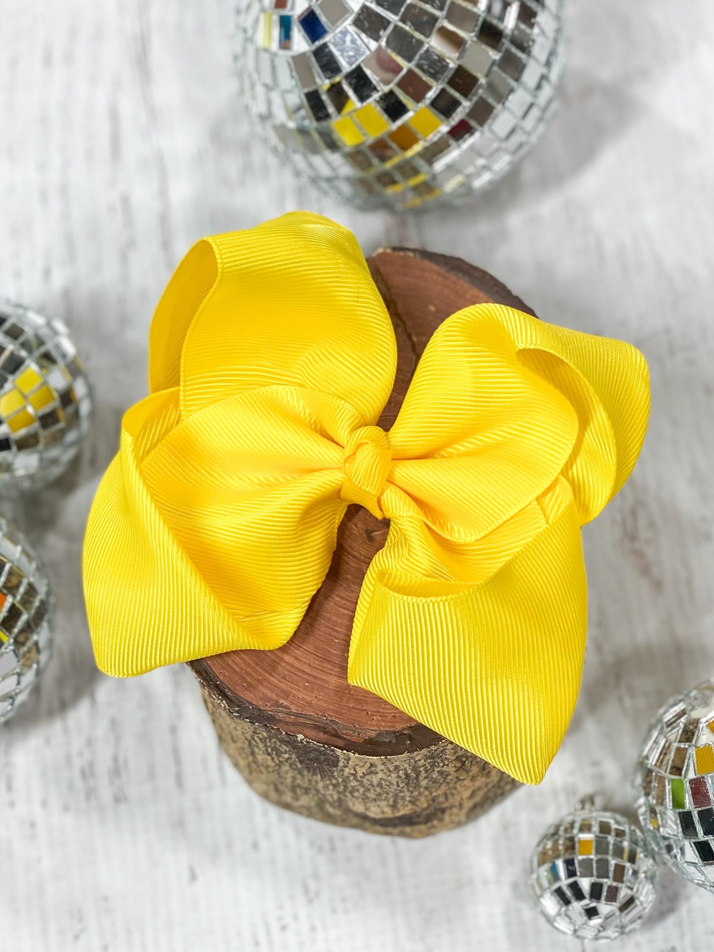 Classic Grosgrain Hair Bow - French Clip - 4.5"