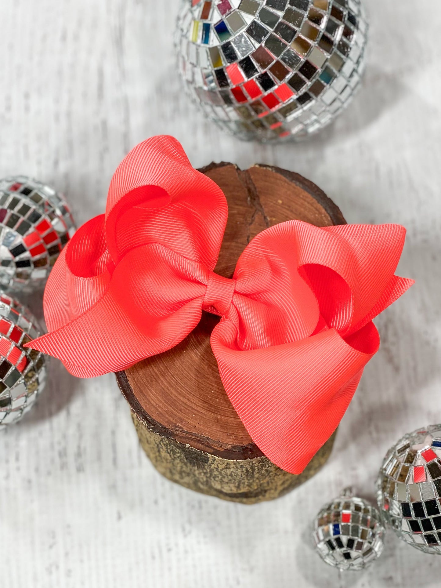 Classic Grosgrain Hair Bow - French Clip - 4.5"