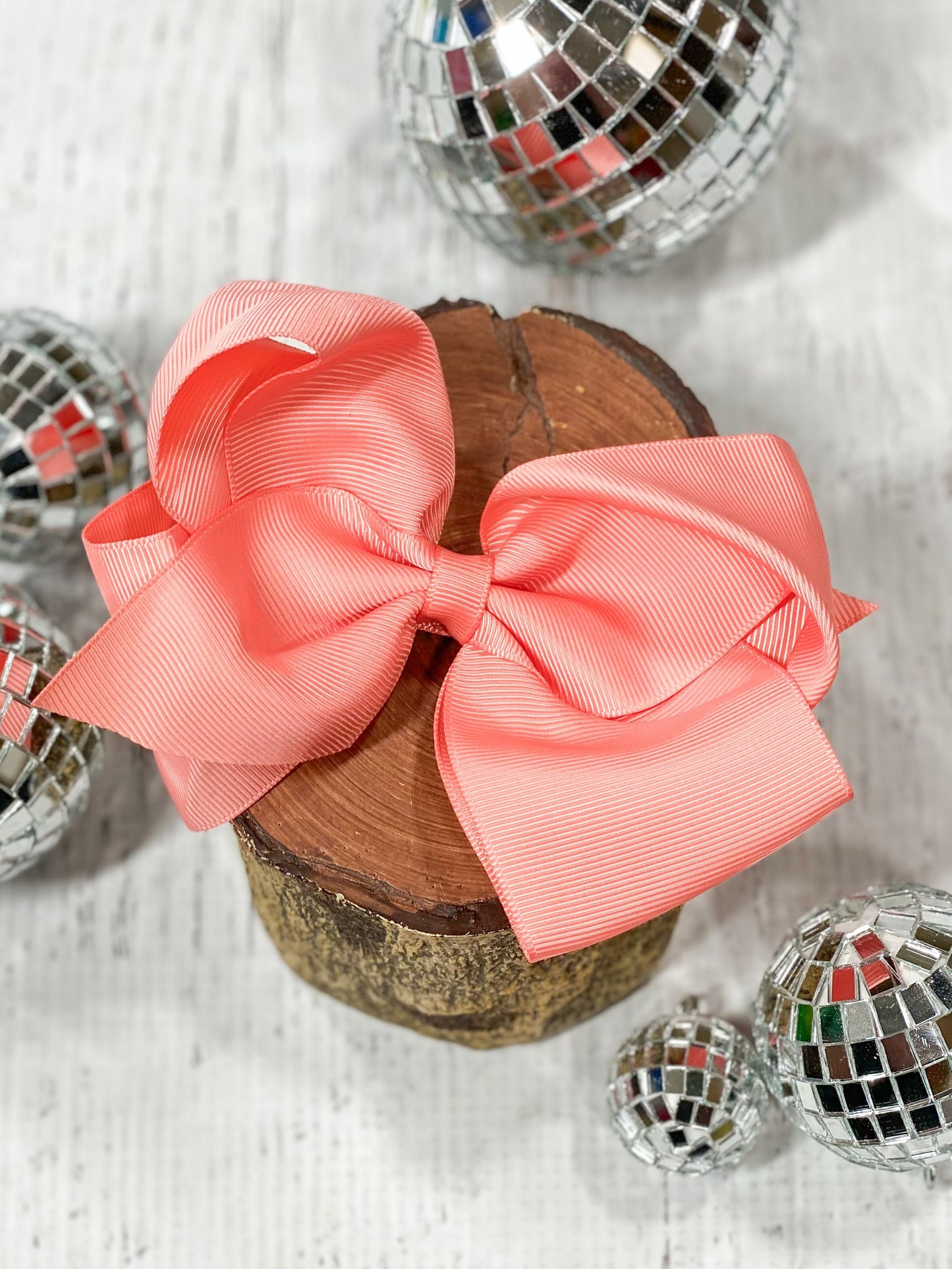 Classic Grosgrain Hair Bow - French Clip - 4.5"