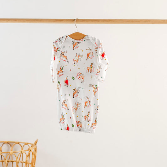 Oh Deer, Christmas is Here! Organic Cotton Pajama Set