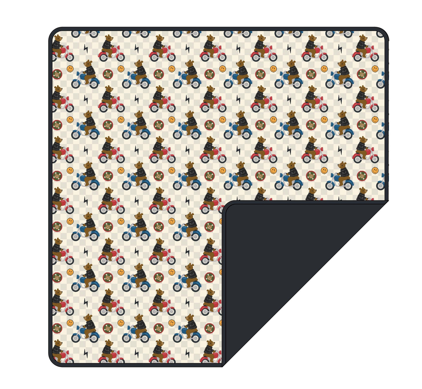 Biker Bear Blanket (Bear Cub Biker Club)