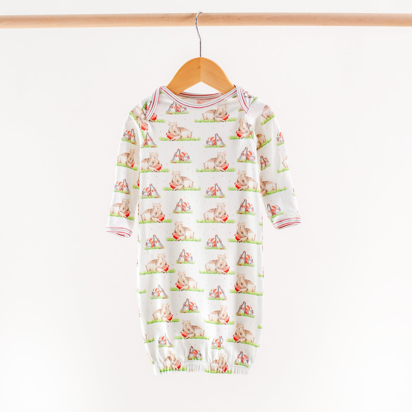Mascot Mania in Arkansas Organic Cotton Kids Pajamas