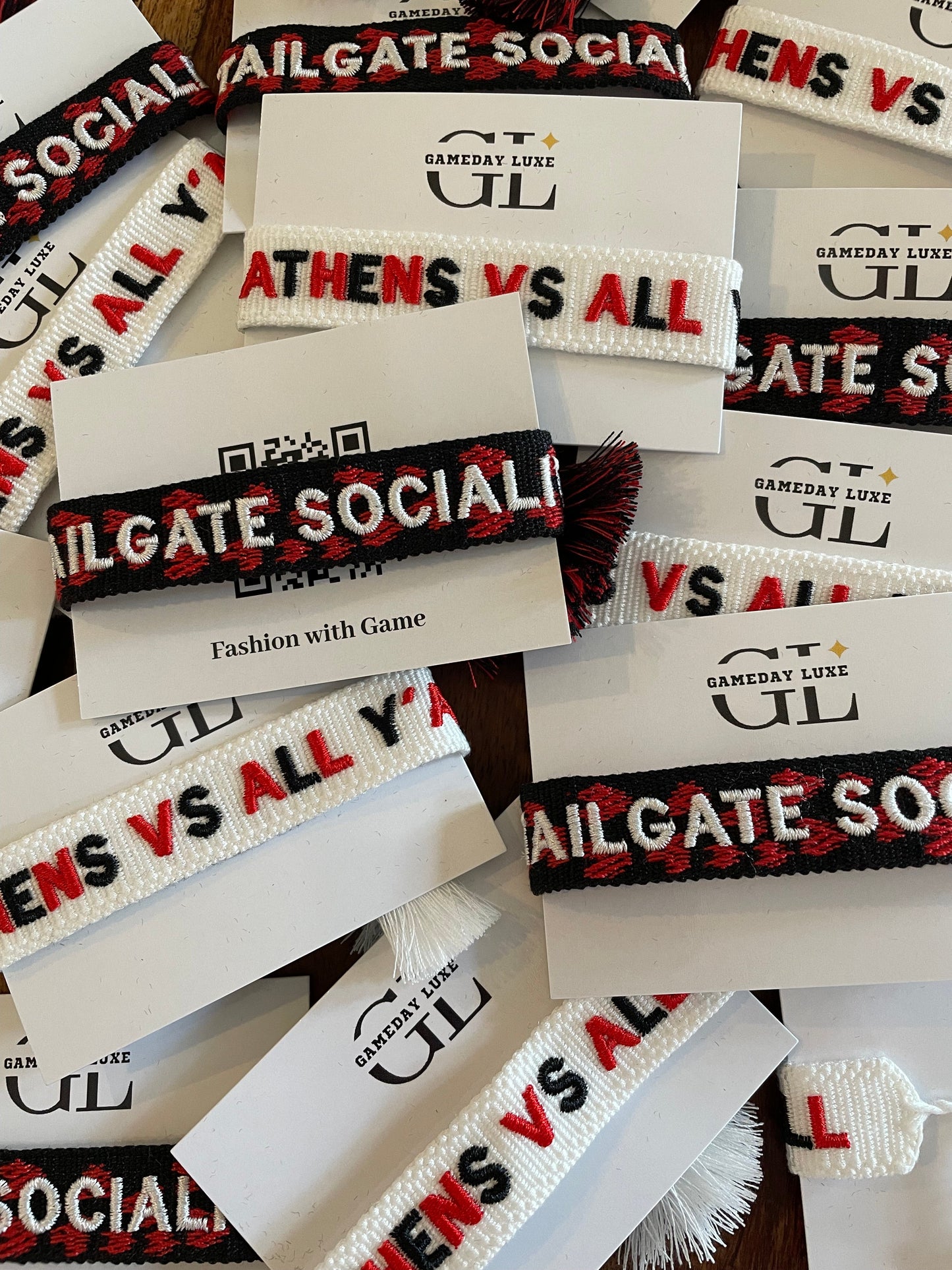 Tailgate Socialite Team Tassel Bracelet
