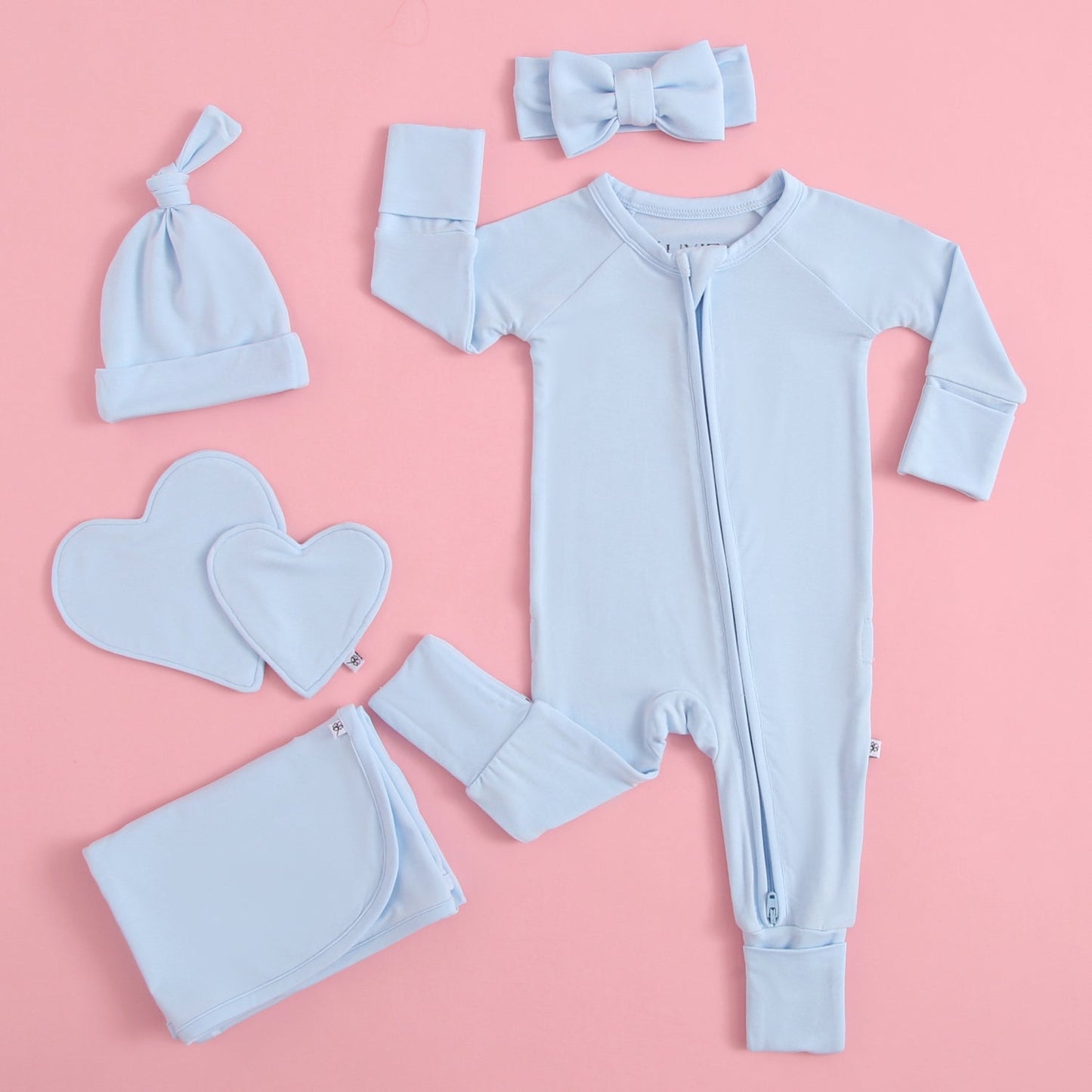 Dewdrop Zippered Baby Romper