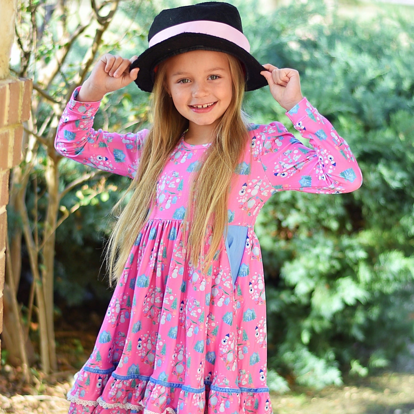 Pretty Snowman Twirl Set