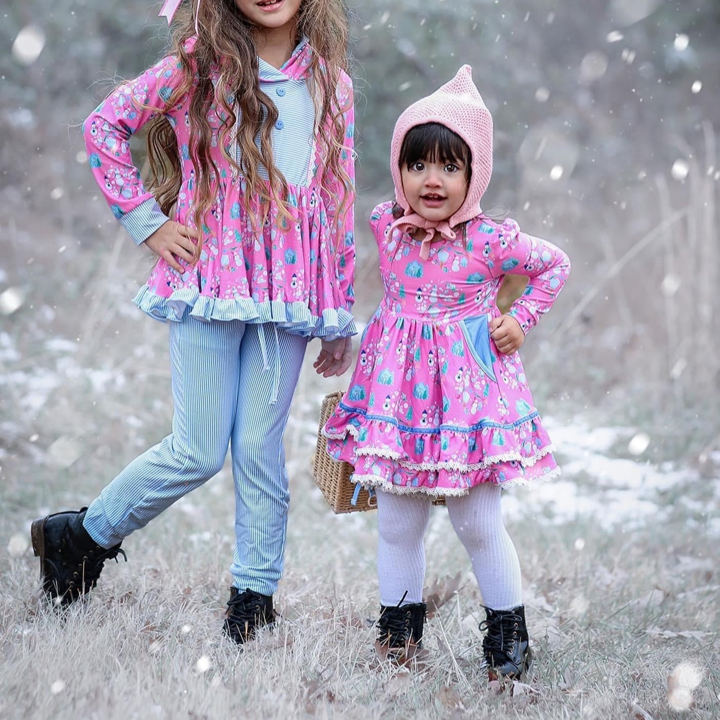 Pretty Snowman Twirl Set