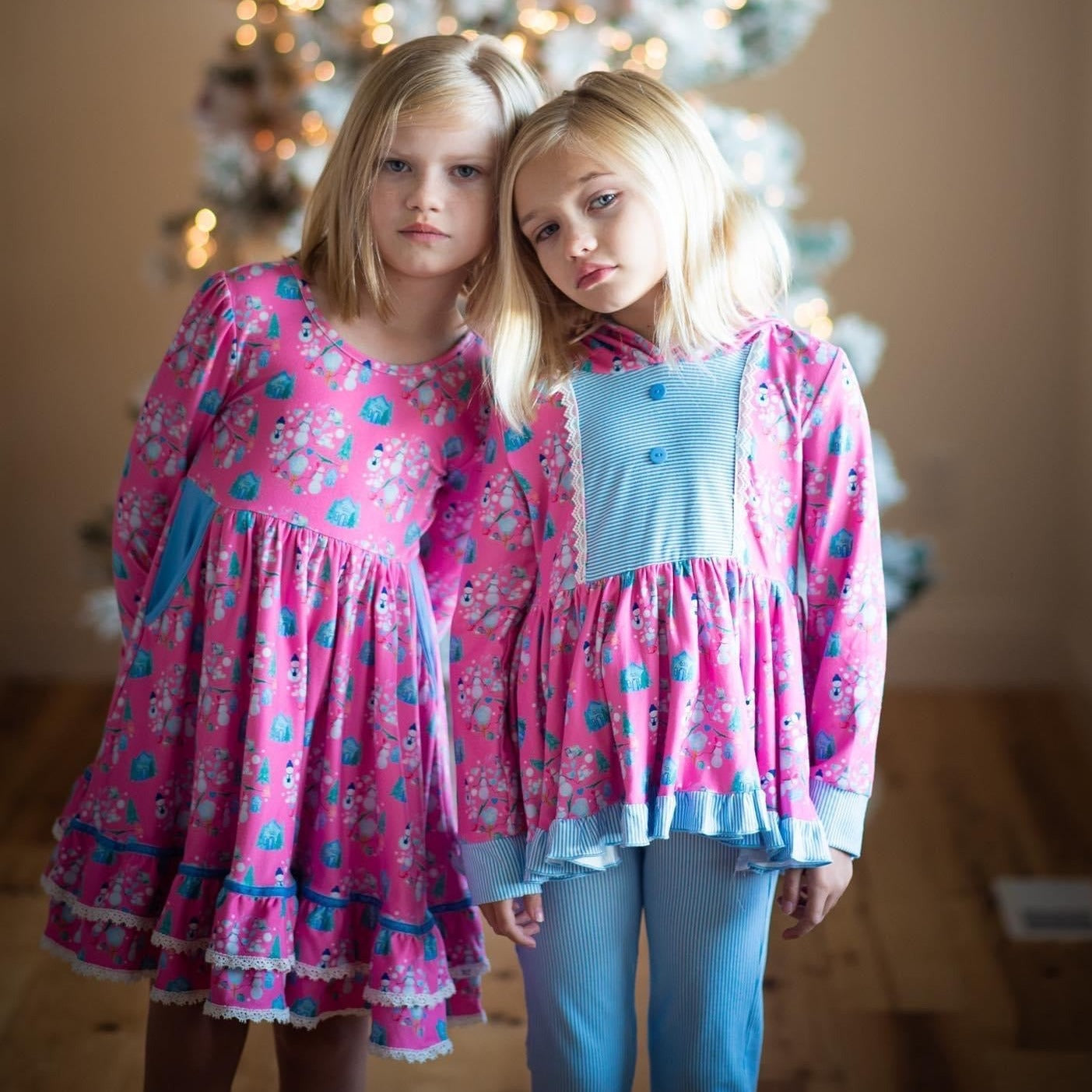 Pretty Snowman Twirl Set