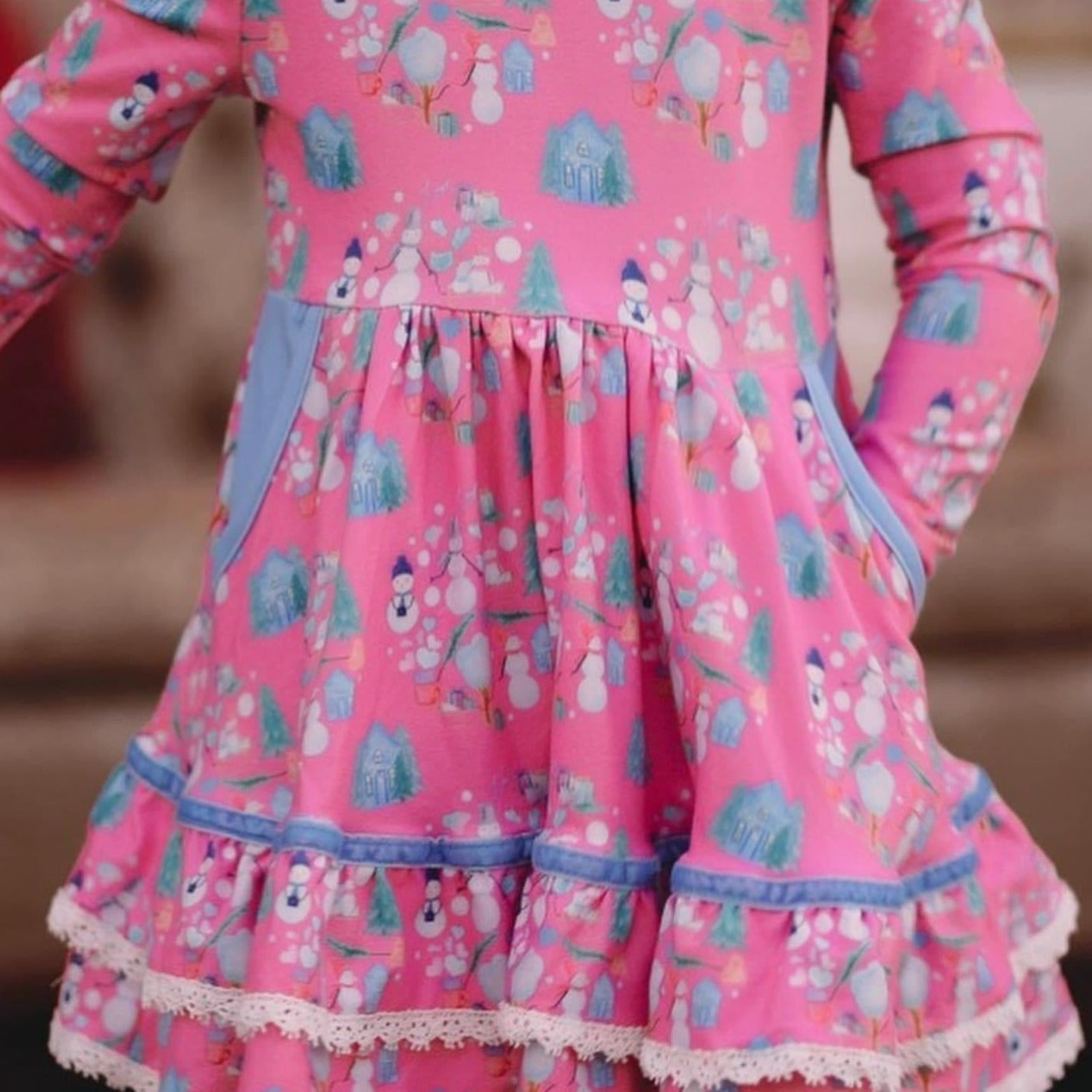 Pretty Snowman Twirl Set