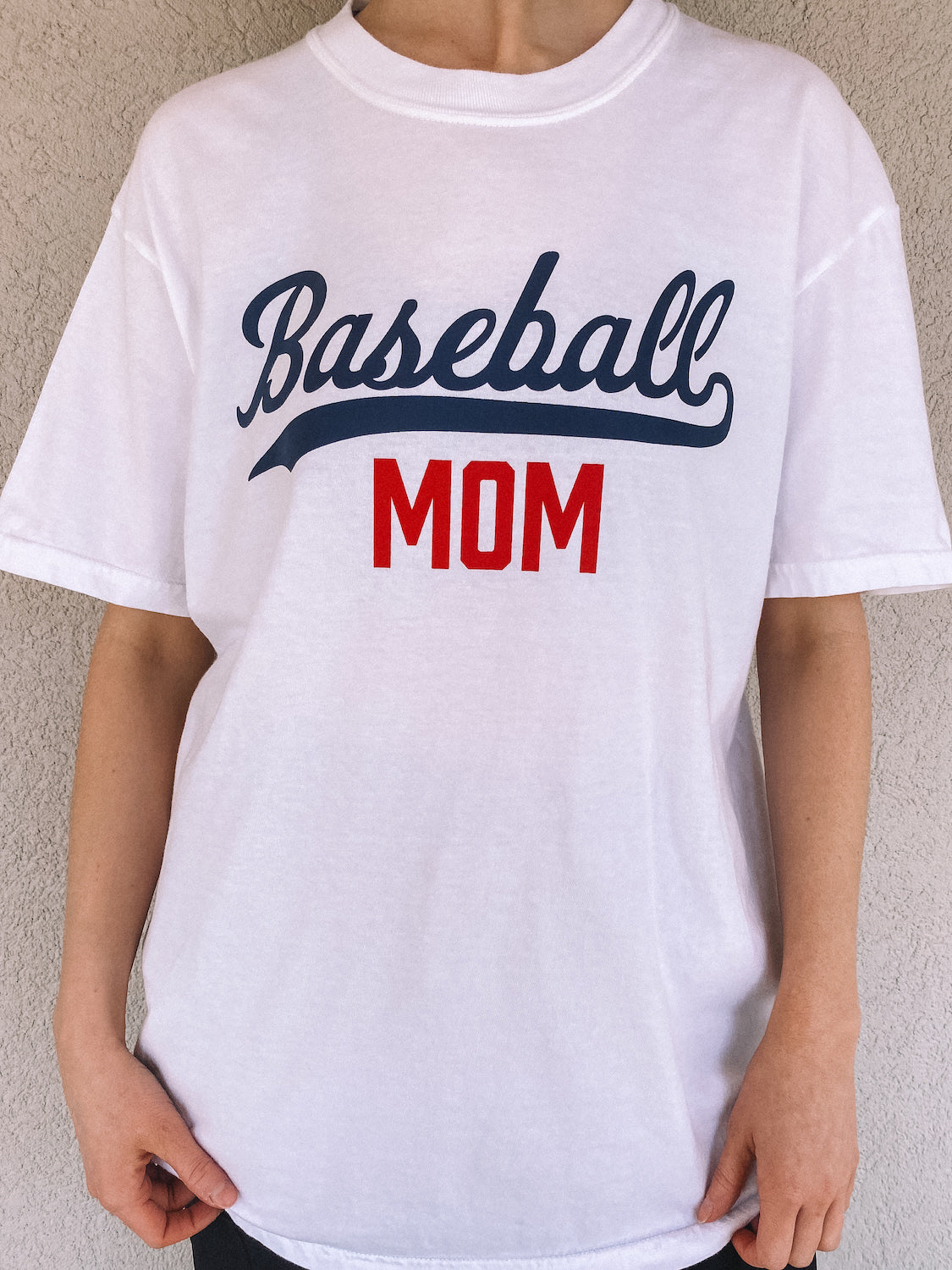 baseball mom tee